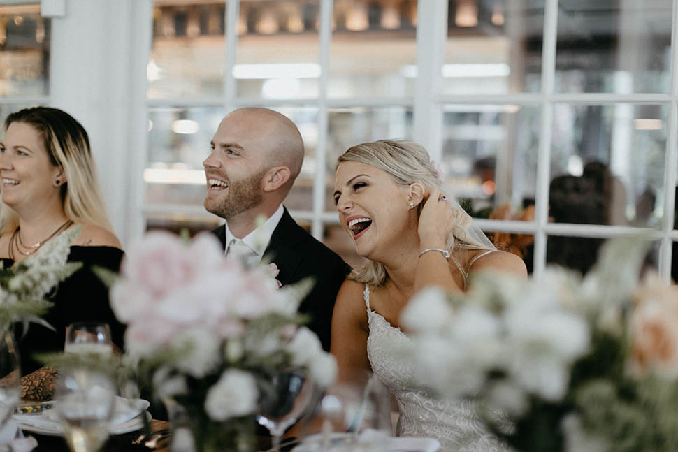 chiswick wedding photography bride groom laughing